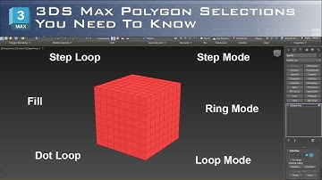 3DS max polygon selection you need to know | Hanora 3D