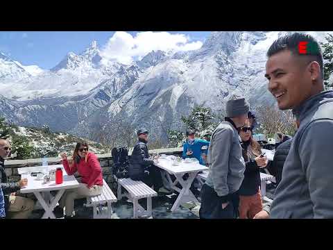 Hiking from Namche to Everest view hotel and Khumjung Village || Everest Base Camp Trek, April 2023