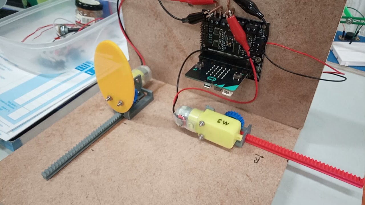 DC motor control, using Micro:Bit - YouTube