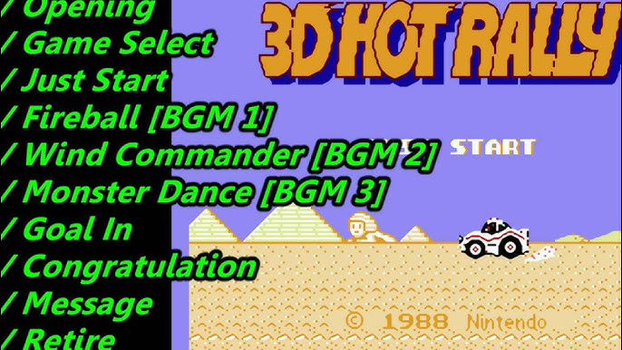 Nes 3D Hot Rally Soundtrack (FDS) - YouTube