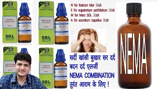 Nema Combination For Acute Disease ? Cold Cough Running Nose Headache Allergy Fever Body Pain