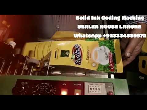 Solid ink coding machine My380f 1 to 5 lines #printer #sealer #sealermachine #printer #expirydate