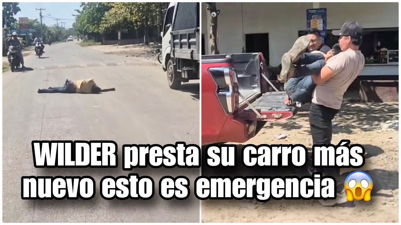 Esto se descontroló CASPIROL tirado en medio de la calle WILDER lo levantó 