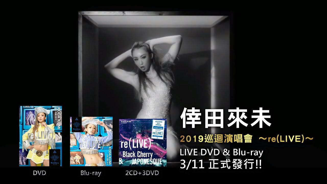 倖田來未／2019巡迴演唱會～re(LIVE)～【90s CM -Black Cherry