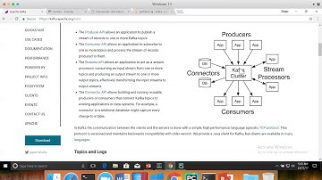 10 Streaming Analytics - Kafka - High level architecture