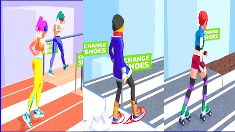 Shoe Race Gameplay New Upload All Levels (iOS/Android)