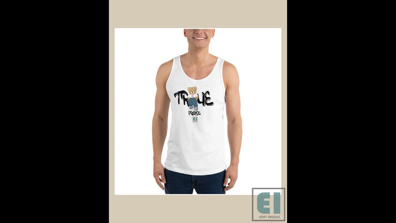 Men’s Staple Tank Top/Teddy-Bear-True