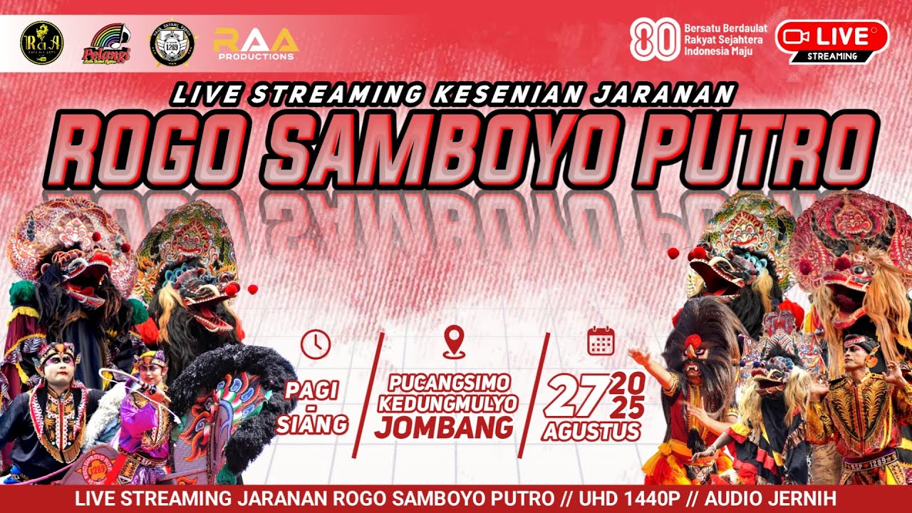 Live Rogo Samboyo Putro Pucangsimo Jombang Ft Pelangi Audio
