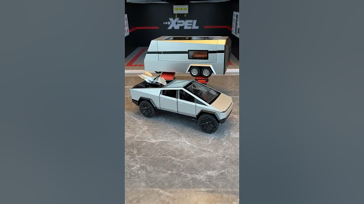 The Tesla Cybertruck trailer trailer is here! Let’s drive it and travel together #modelcars #diecast