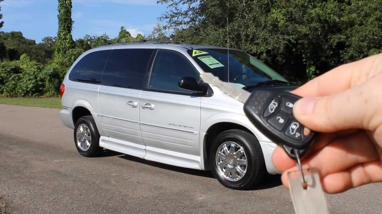 Chrysler town country limited handicap van #3