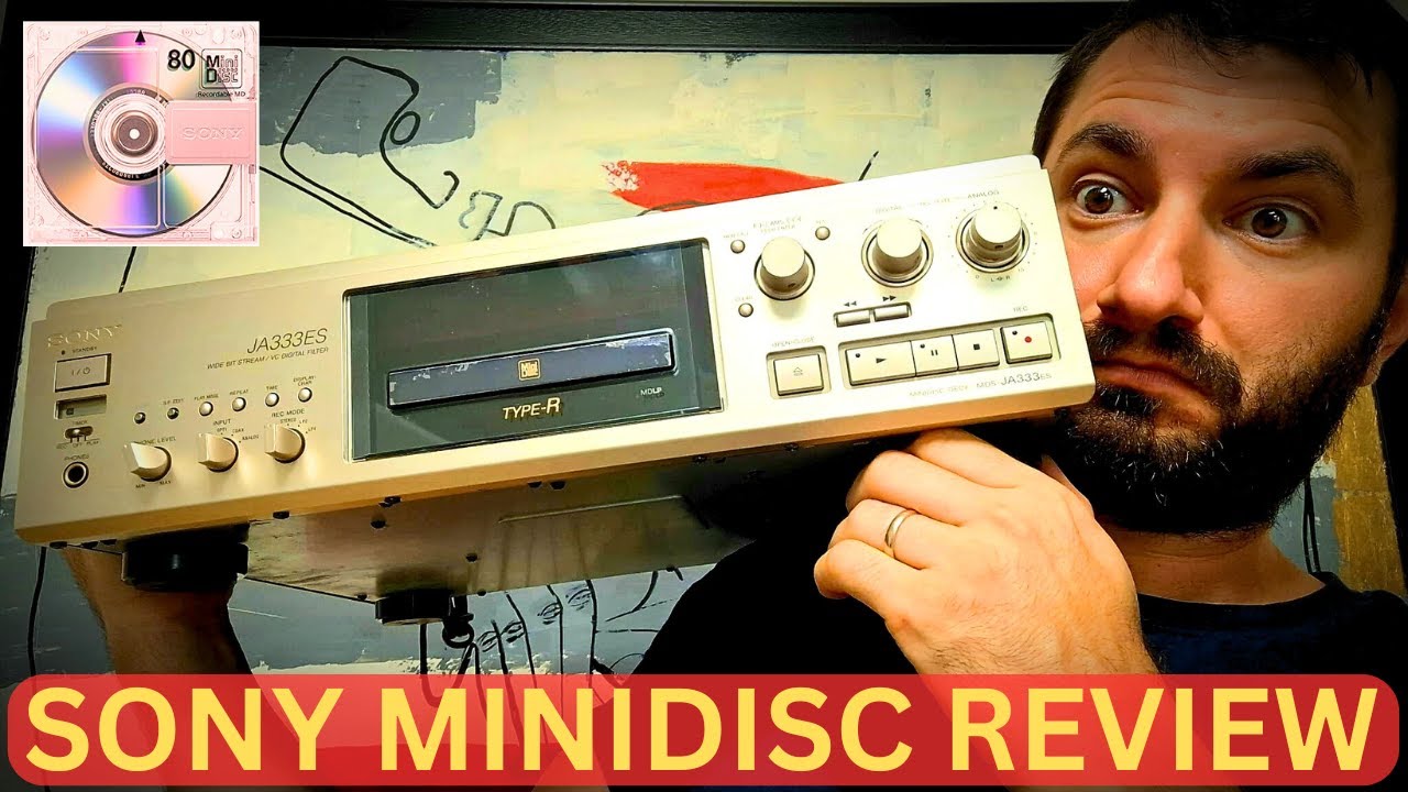 SONY MiniDisc REVIEW - Beautiful - MD JA 333 ES - YouTube