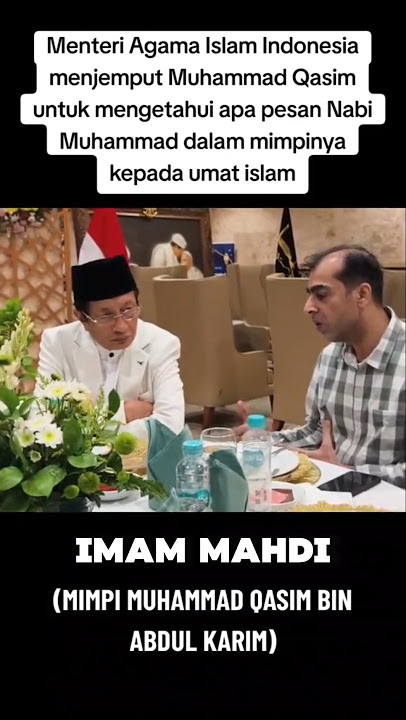 IM4M MAHDI BERTEMU MENTERI AGAMA RI #menteriagama #prabowo #islam #imammahdi