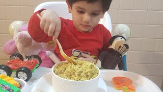 ☆Keema Pulao for 1& 2 years old toddlers ☆healthy lunch