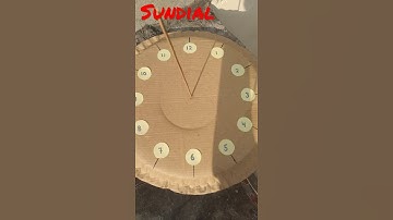 making sundial at home #science #diy
