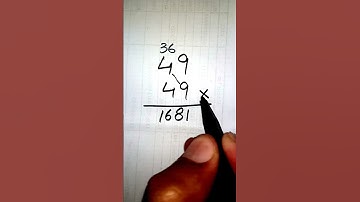 Multiplication 49❌49 #shorts #multiplication #maths #multiplicationtricks