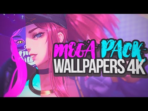 WALLPAPERS || LEAGUE OF LEGENDS K/DA 4K 💜 MEGA PACK