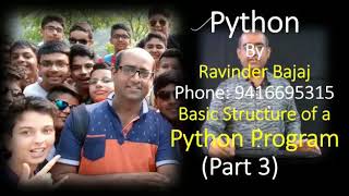 Programming with Python part-3