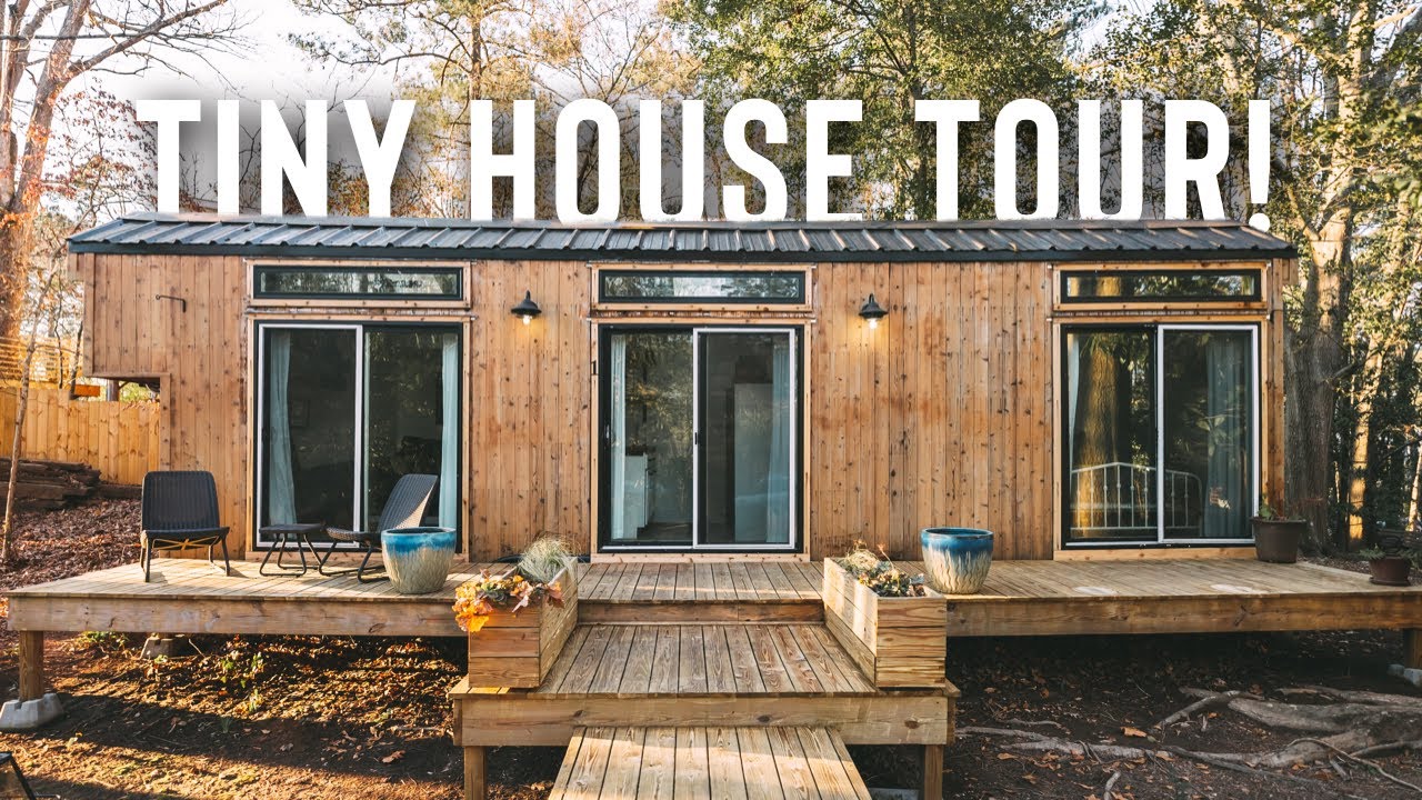 Tiny House w/ Private Bedroom | HGTV Tiny Home Tour! - YouTube