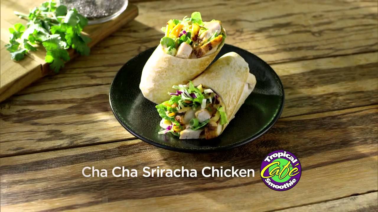 Pacific Rim Wraps Tropical Smoothie Cafe HD - YouTube