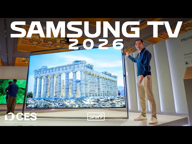 พาชมทีวี Samsung ปี 2026 — Micro RGB ดีขึ้นแบบก้าวกระโดด พร้อมฟีเจอร์ AI ใหม่