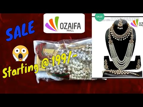 unboxing-bridal-kundan-jewellery-and-necklace-set-from-ozaifamall/-online-jewellery-review/unboxing