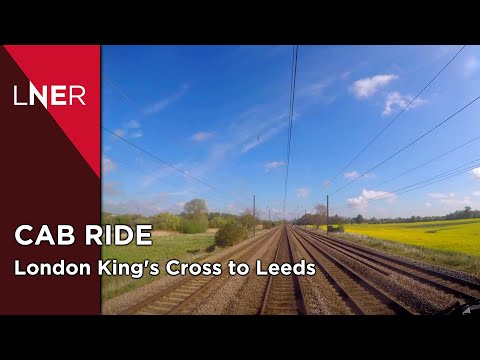 CAB RIDE | London King's Cross to Leeds timelapse
