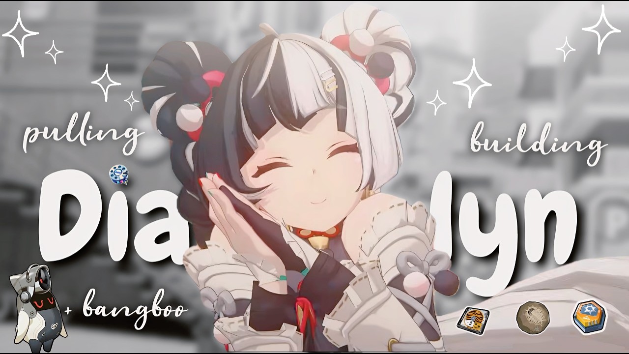 pulling & building Dialyn ☎️ + bangboo and Vivian skin ☂️ | zenless zone zero cozy gameplay . ☎︎˚✧ ﾟ