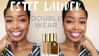 Estee Lauder Double Wear Foundation: Amber Honey vs. Sandalwood | TSHEGO MAKOE