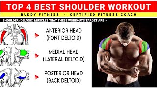 Best Workout For Shoulders | Shoulder Workout | @BuddyFitness