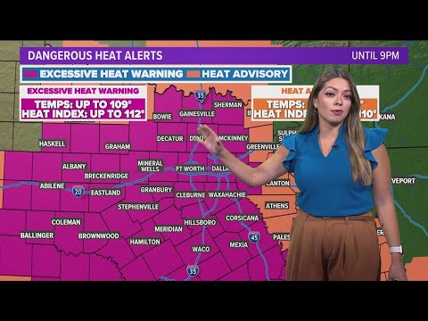 DFW weather: Dangerous heat alerts in place as record-high temps hit ...