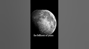 Why does the moon have so many craters 🤔#moon