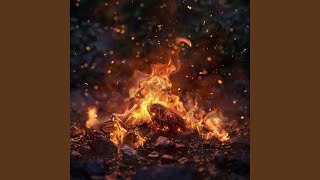 Peaceful Fire Contemplation Still