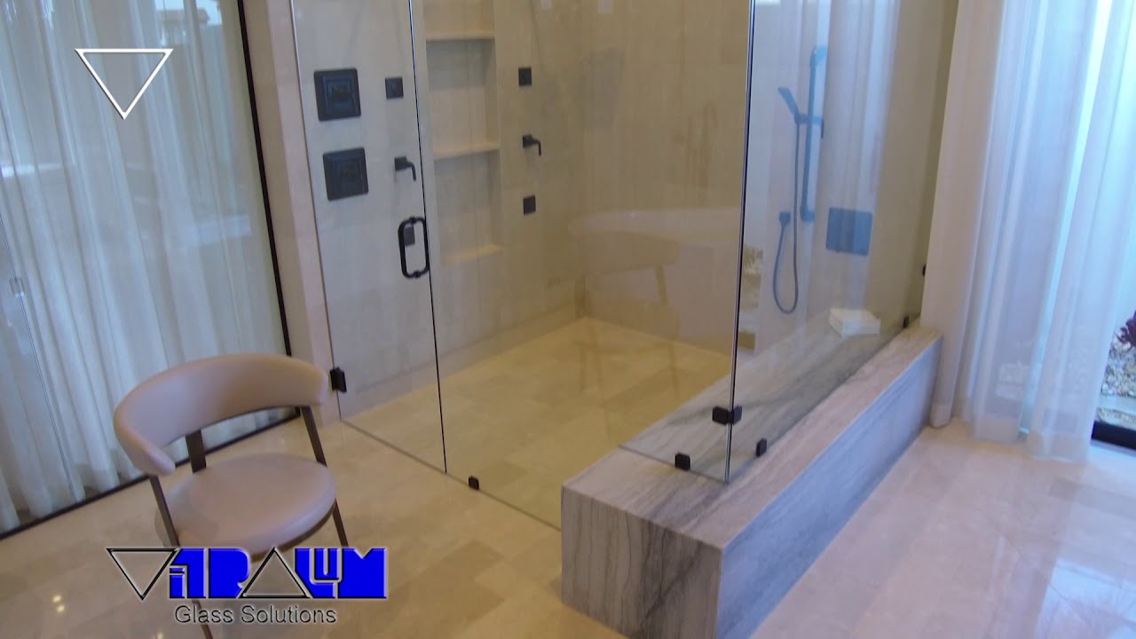 Vitralum Glass Solutions Inc frameless shower doors Orlando Windermere Winter Park Lake Nona