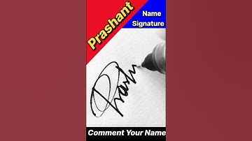 PRASHANT NAME BEST SIGNATURE || P LETTER SIGNATURE DESIGN || #viralshorts #ytshorts