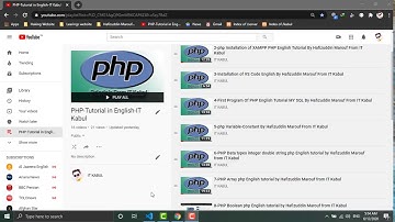 17-PHP For loop php English  tutorial by Hafizuddin Marouf from IT Kabul