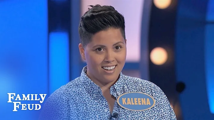 KALEENA goes for THE CASH! | Family Feud