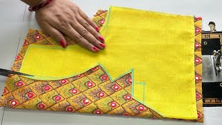 Designer Blouse Designs Neck | Blouse Design Back | Cutting And Stitching Back Neck Blouse Design