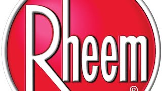 rheem erro E7