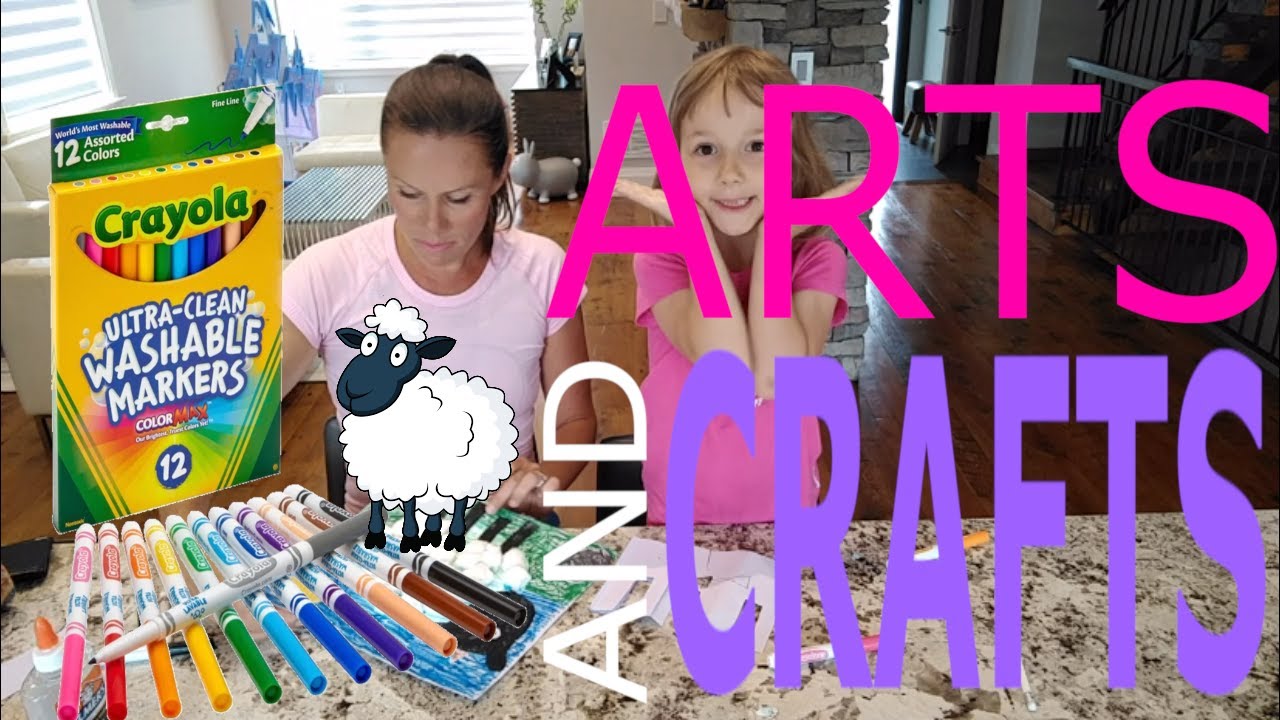 Cotton ball sheep - Curious Cutie Arts and Crafts # oliviaqtpie