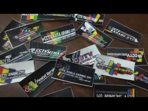  Ukuran  stiker  CCTV Truk  085736411698 YouTube