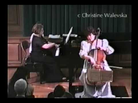 Chopin / Largo from Cello Sonata Op.65 performing by Christine Walevska