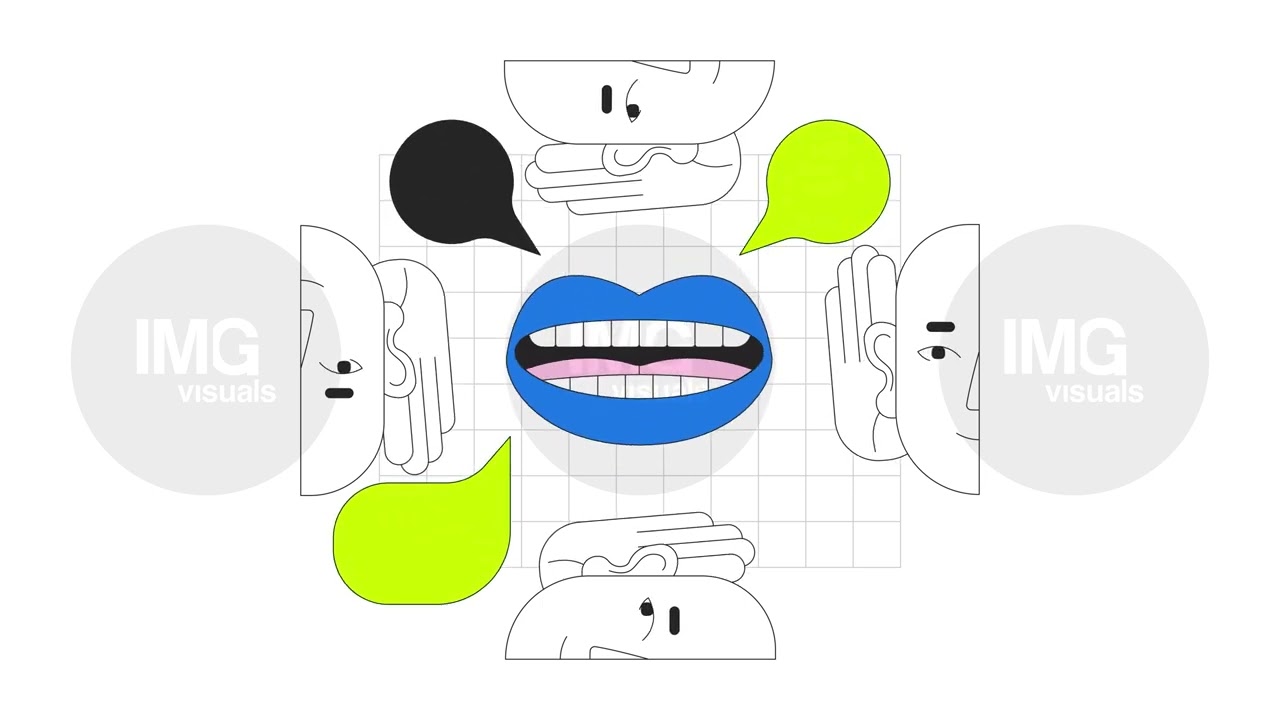 Word-of-mouth in marketing 2D onboarding ui animation