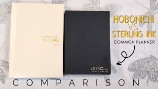 Hobonichi vs. Sterling Ink Common Planner Comparison!