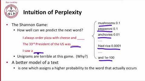 evaluation and perplexity 4 3