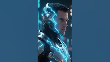 Tech Guardian unleashes full armor energy.