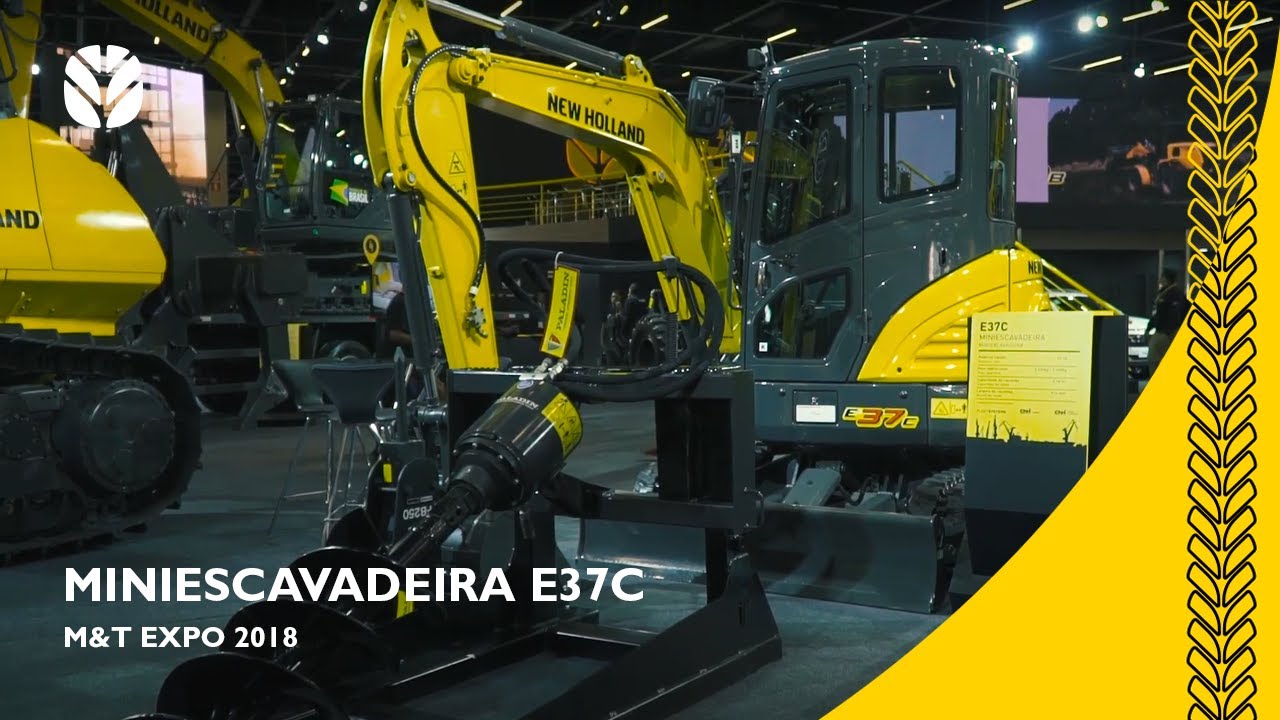 tractor tires Miniescavadeira E37C | M&T Expo 2018