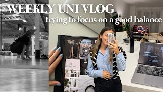 TRYING TO BALANCE UNI & LIFE - Gym, Tanzen, Girls Night, Bachelorarbeit, Lernen in der Uni