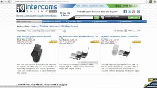 Battery Powered Wireless Intercom System - 888-298-9489