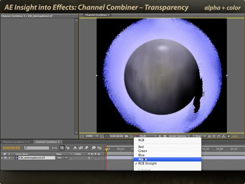 After Effects Classic Course: Channel Combiner 3/3 – Transparency