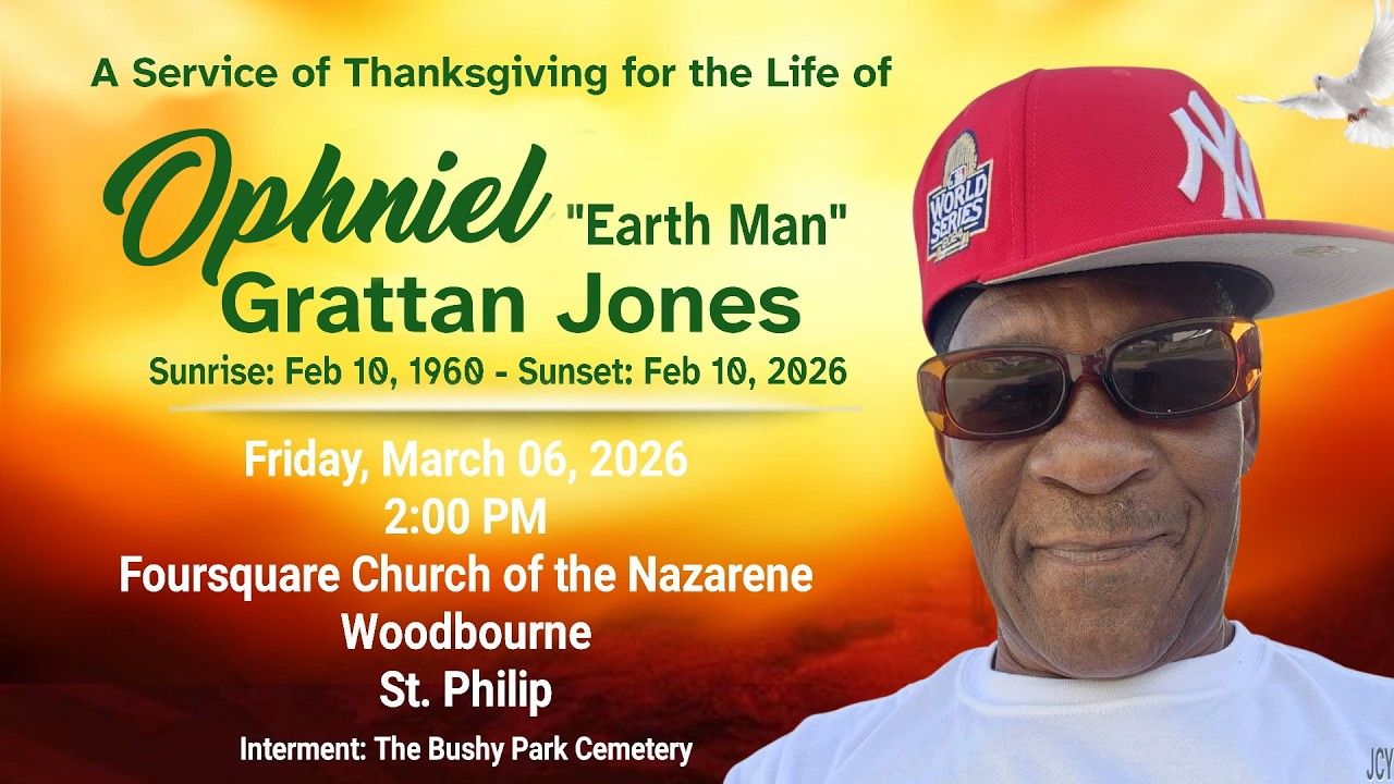 A Service of Thanksgiving for the life of Ophniel Jones